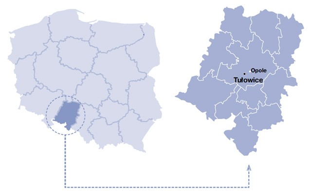 Mapka Tułowice